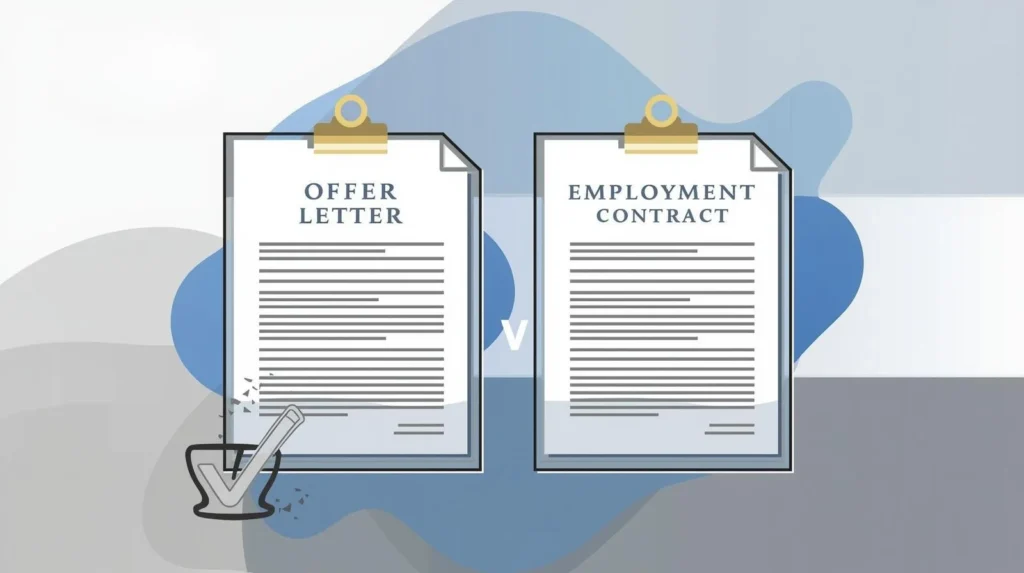 Job Offer vs Employment Contract