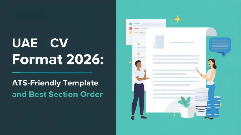 UAE CV Format 2026: ATS-Friendly Template and Best Section Order