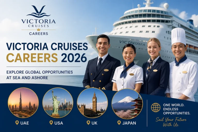 Victoria Cruises Careers 2026: UAE, USA, UK, Japan Jobs