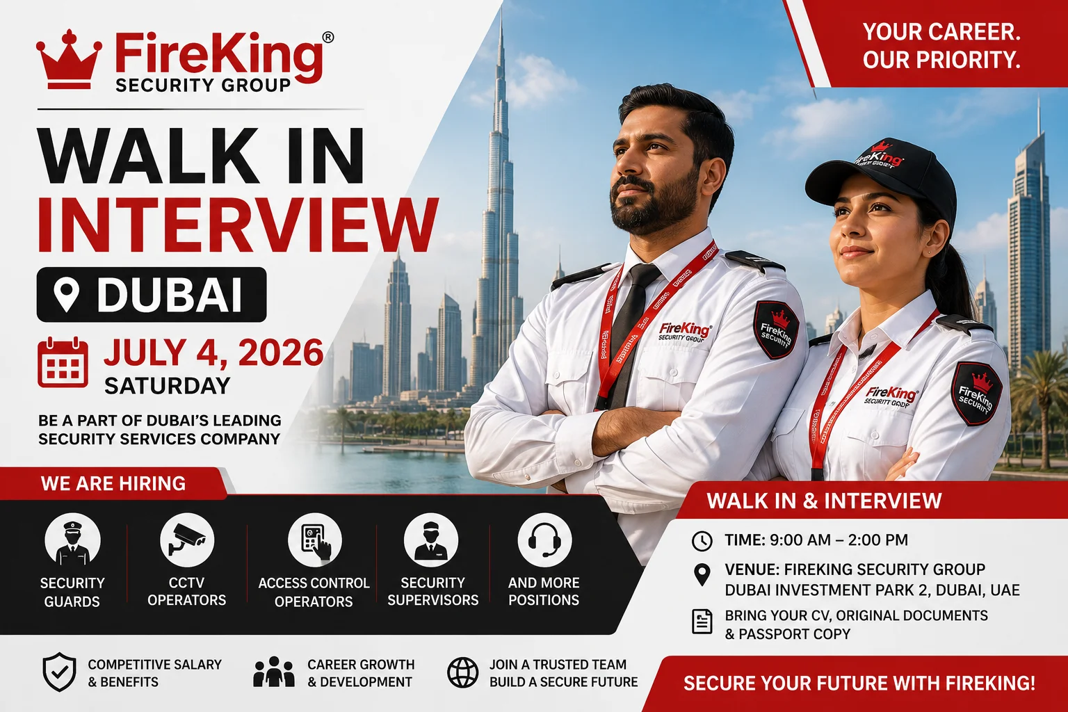 Walk in Interview in Dubai 4 july