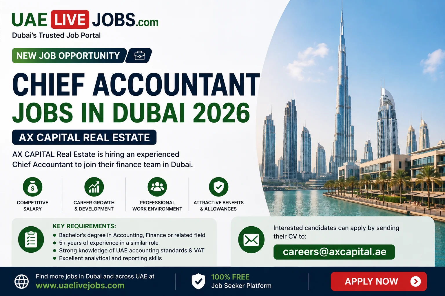 Chief Accountant Jobs in Dubai