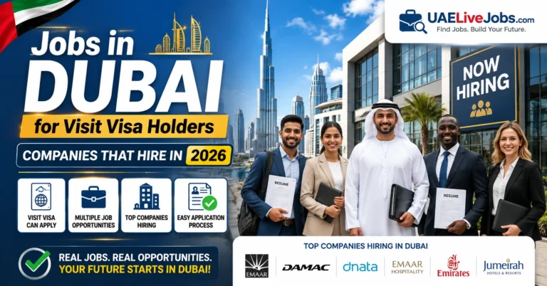 Jobs in Dubai for Visit Visa Holders in 2026: Companies That Hire