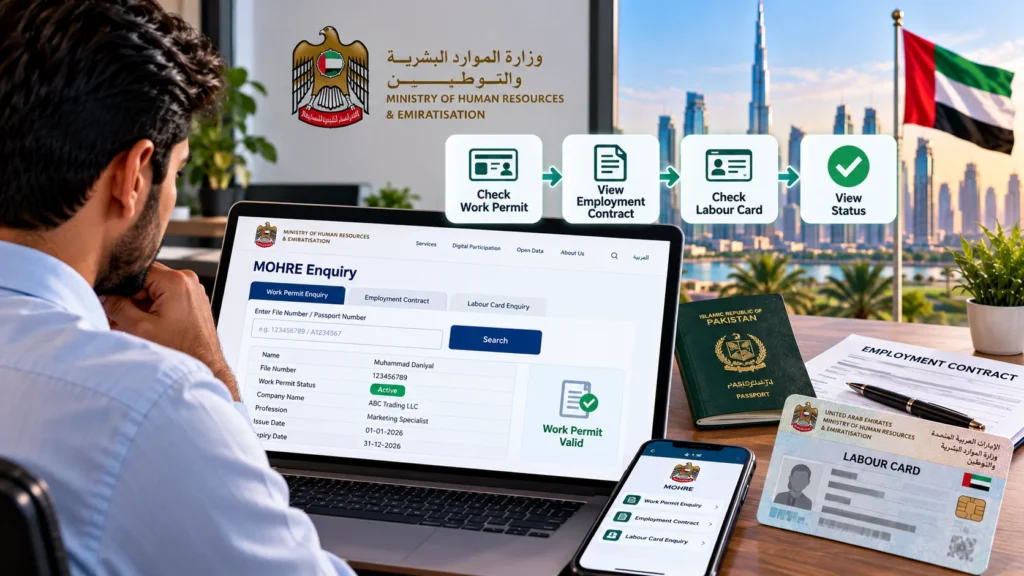 MOHRE Work Documents Guide in Dubai