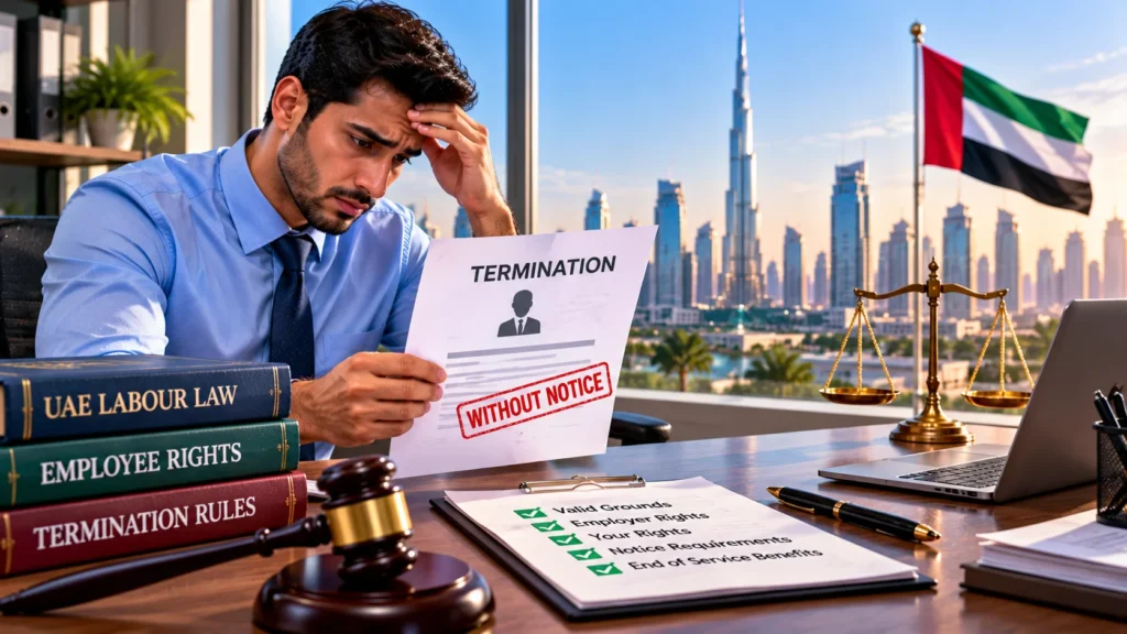 UAE Termination Notice in Dubai Office