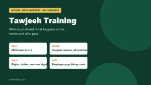 Tawjeeh training in the UAE: who must attend, where, what happens and who pays