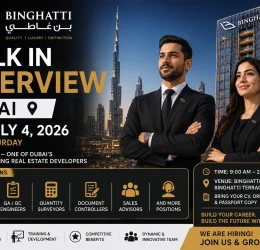 Binghatti Walk in ingterview Dubai