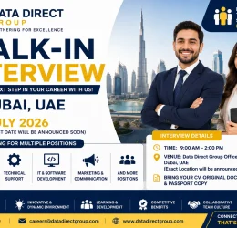 Data Direct Group Walk-in Interview in Dubai