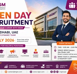 NIGM Open Day Recruitment in Abu Dhabi, July 2026